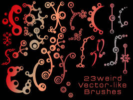 23 weird vector-like brushes