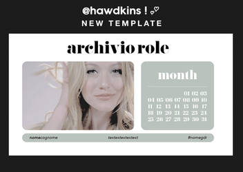 template archivio role ! ( @hawdkins )