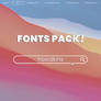 fonts pack ! ( @hawdkins )