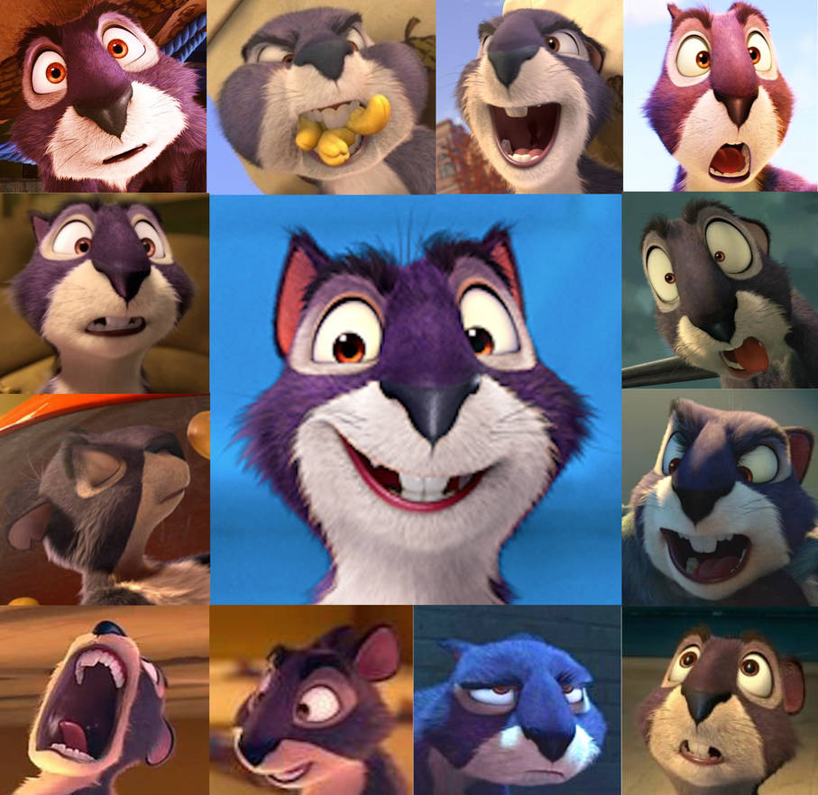 The Nut Job Surly faces by theacornbunch on DeviantArt