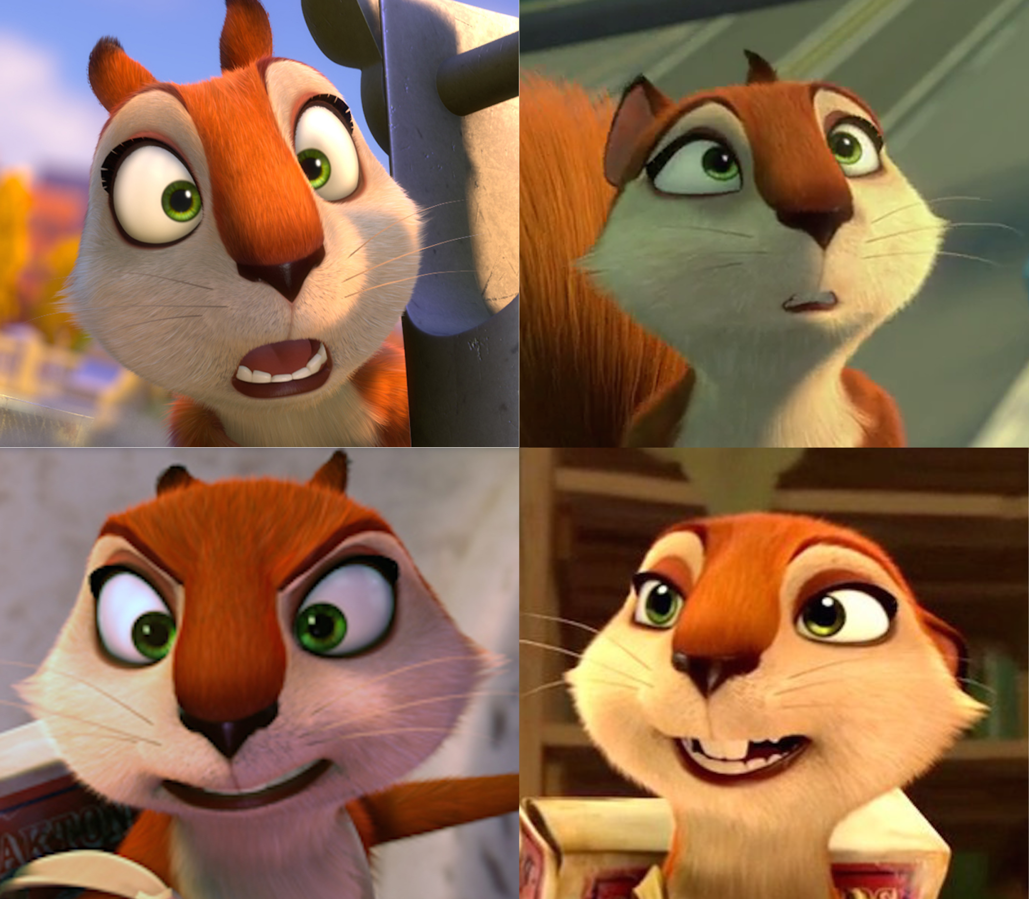 The Nut Job - Andie faces