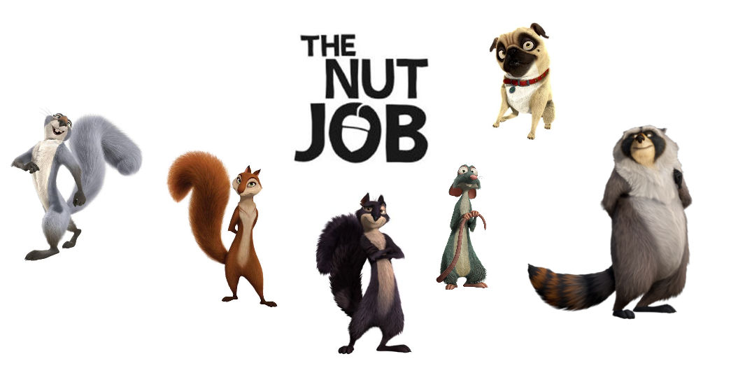 The Nut Job characters by theacornbunch on DeviantArt