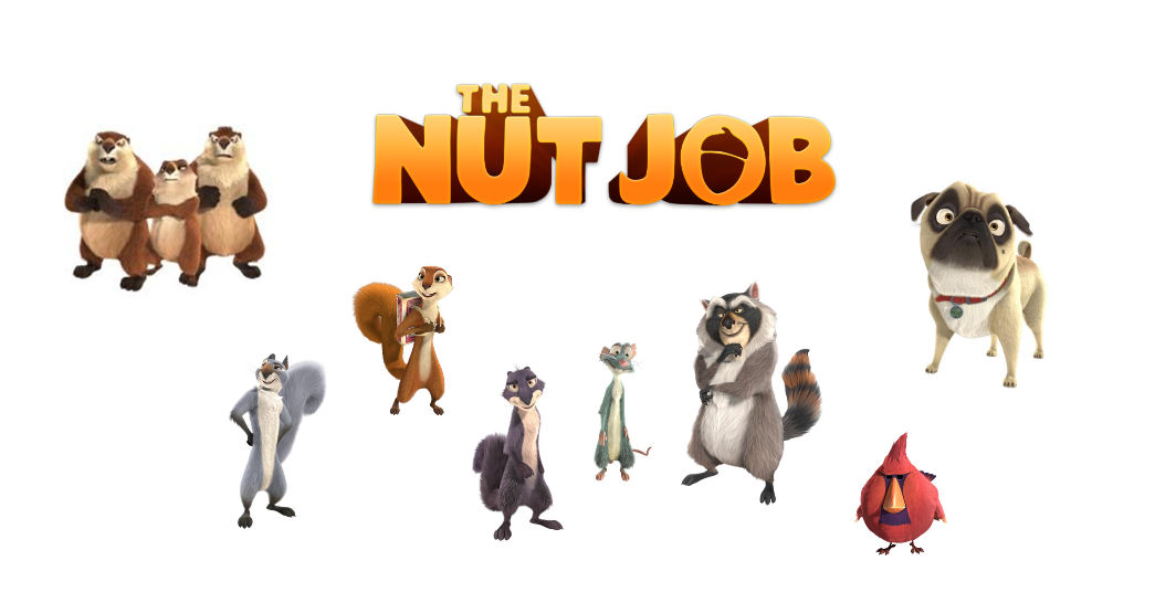 The Nut Job characters II by theacornbunch on DeviantArt