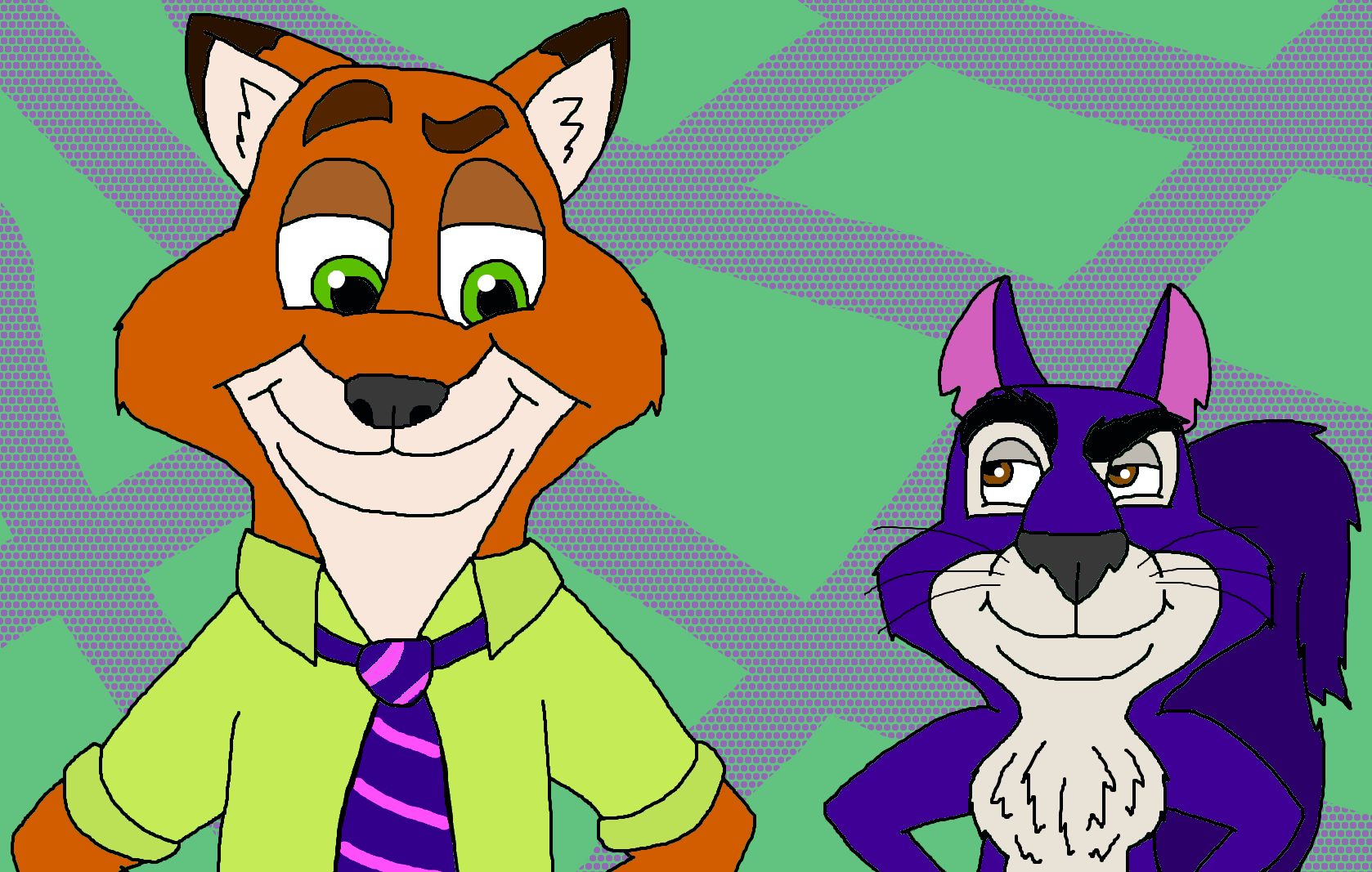 Nick Wilde and Surly