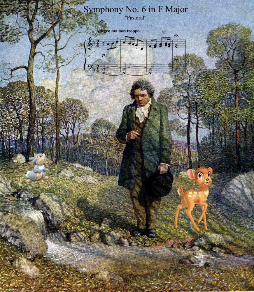 Beethoven meets Bambi and Thumper