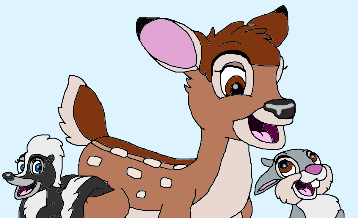 Bambi Thumper And Flower Pictures Best Flower Site