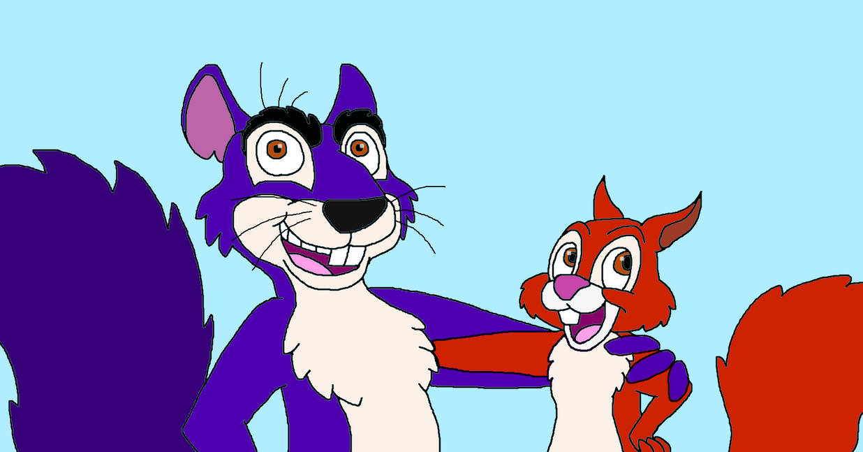Ginger Nutt X Surly Squirrel - Best Pals by the-acorn-bunch on DeviantArt
