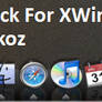 Black Dock For XWindows Dock