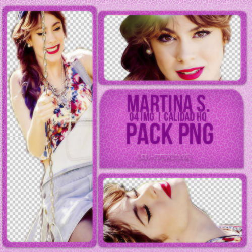 Pack PNG De Martina Stoessel