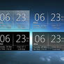 Aero Digital Clock with skins