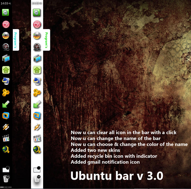Ubuntu Win7 Sidebar v3 by DelKorey on DeviantArt