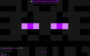 Purple Enderman Journal skin (FREE!)