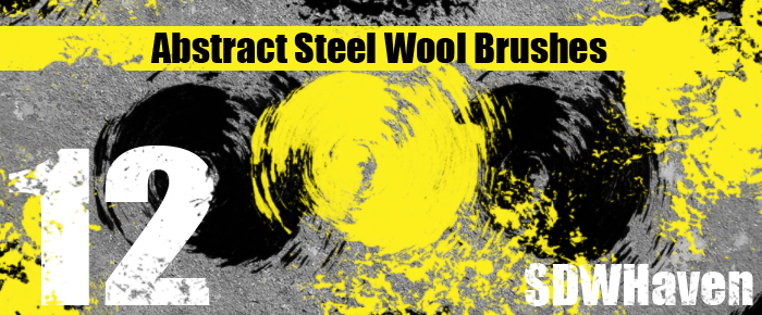 Abstract Steel Wool Brushes