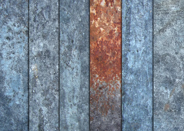 Weathered Silver Metal Textures