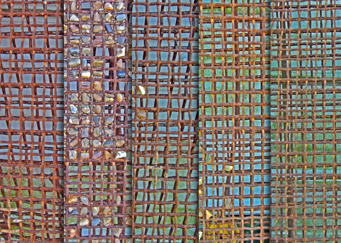 Rusty Wire Grid Textures