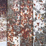 White Rusty Metal Textures