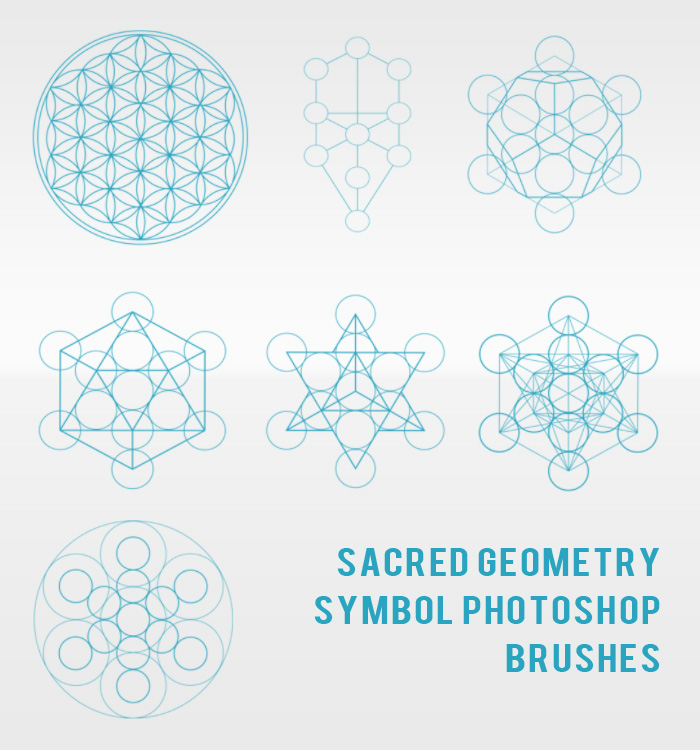 Sacred Geometry Symbol Photoshop Brushes