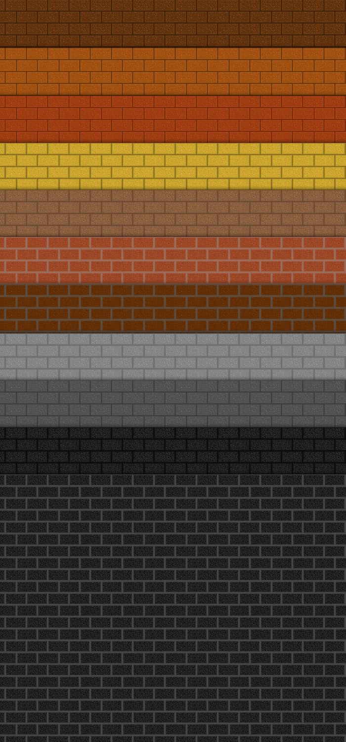 Realistic Brick Photoshop Patterns