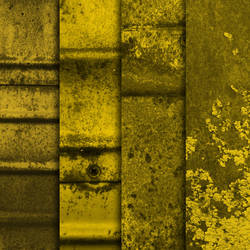 Yellow Grunge Metal Textures