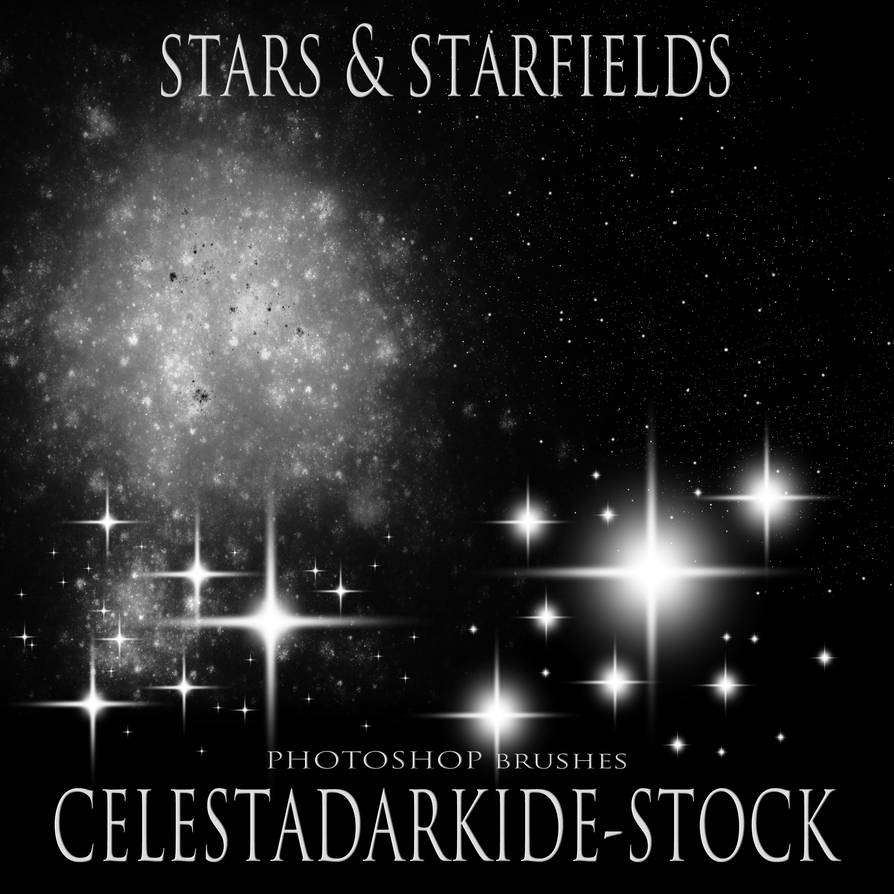 Star and Starfield Brushes by CelestaDarkideStock on DeviantArt