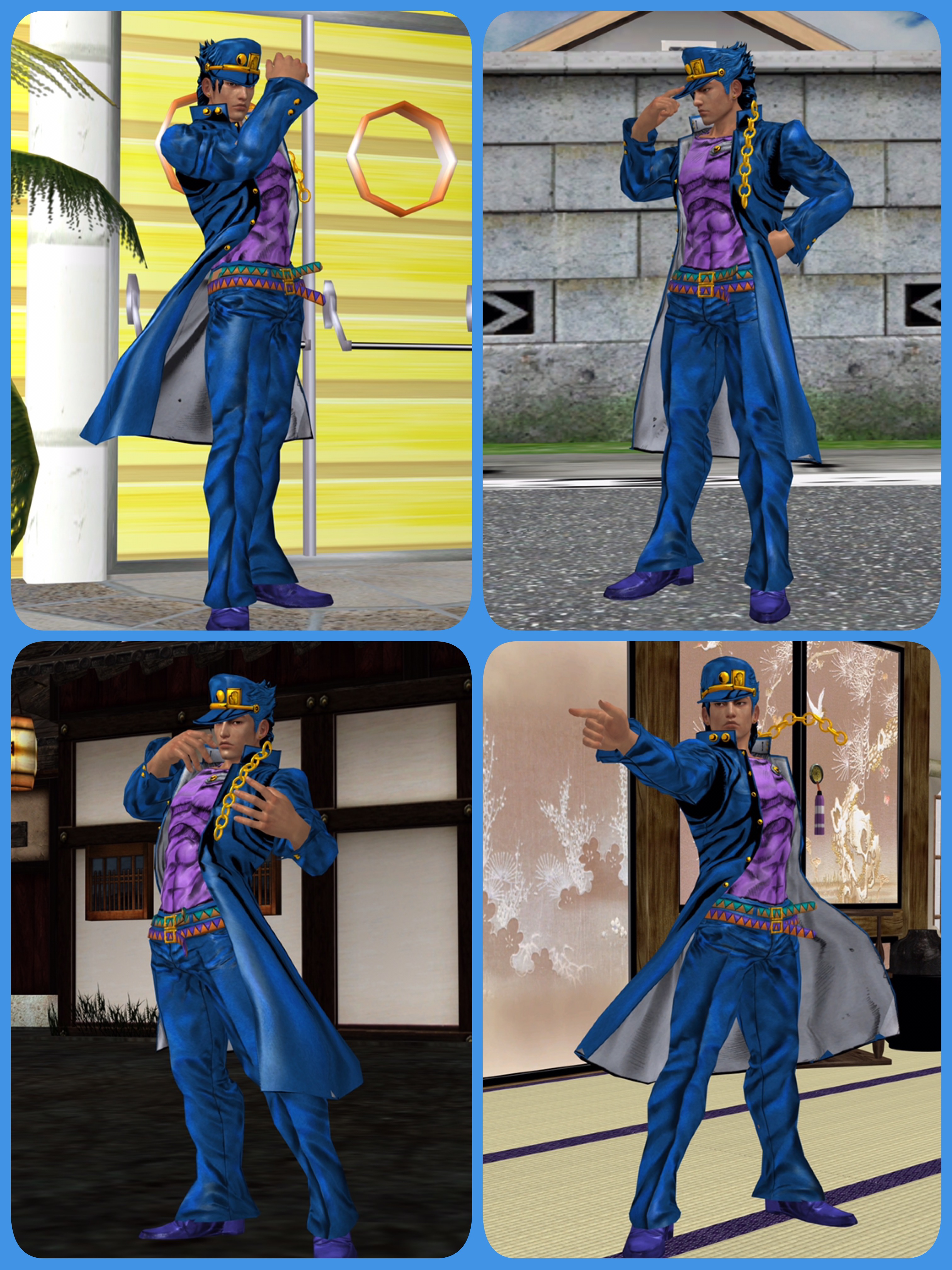 JOJO Jotaro figure shape pose dl by ore1233 on DeviantArt