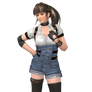 DOA5U Hitomi Casual Costume Ponytail