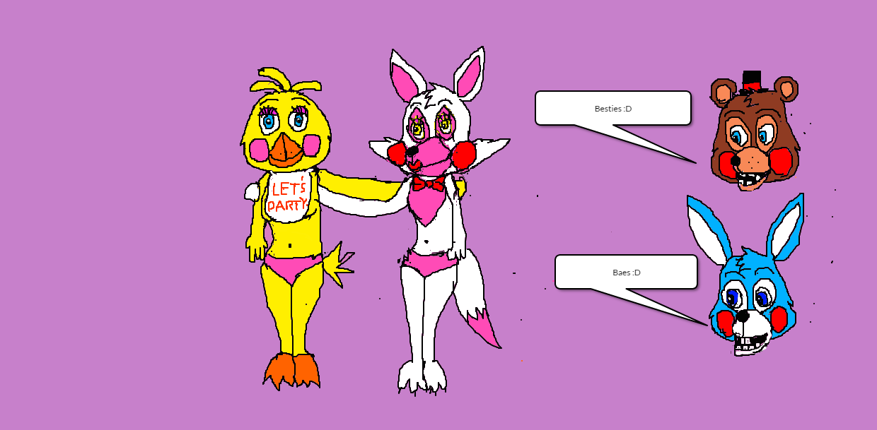 toy chica and mangle by jujusimmons on DeviantArt