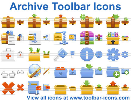 Archive Toolbar Icons