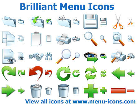 Brilliant Menu Icons