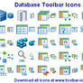 Datenbank Toolbar Icons