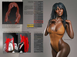 Dforce on Hair: Experiment #1 by TenStrip