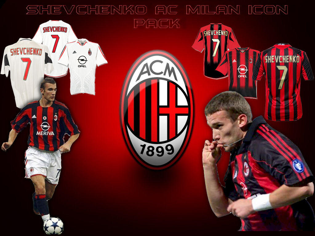 shevchenko ac milan jersey