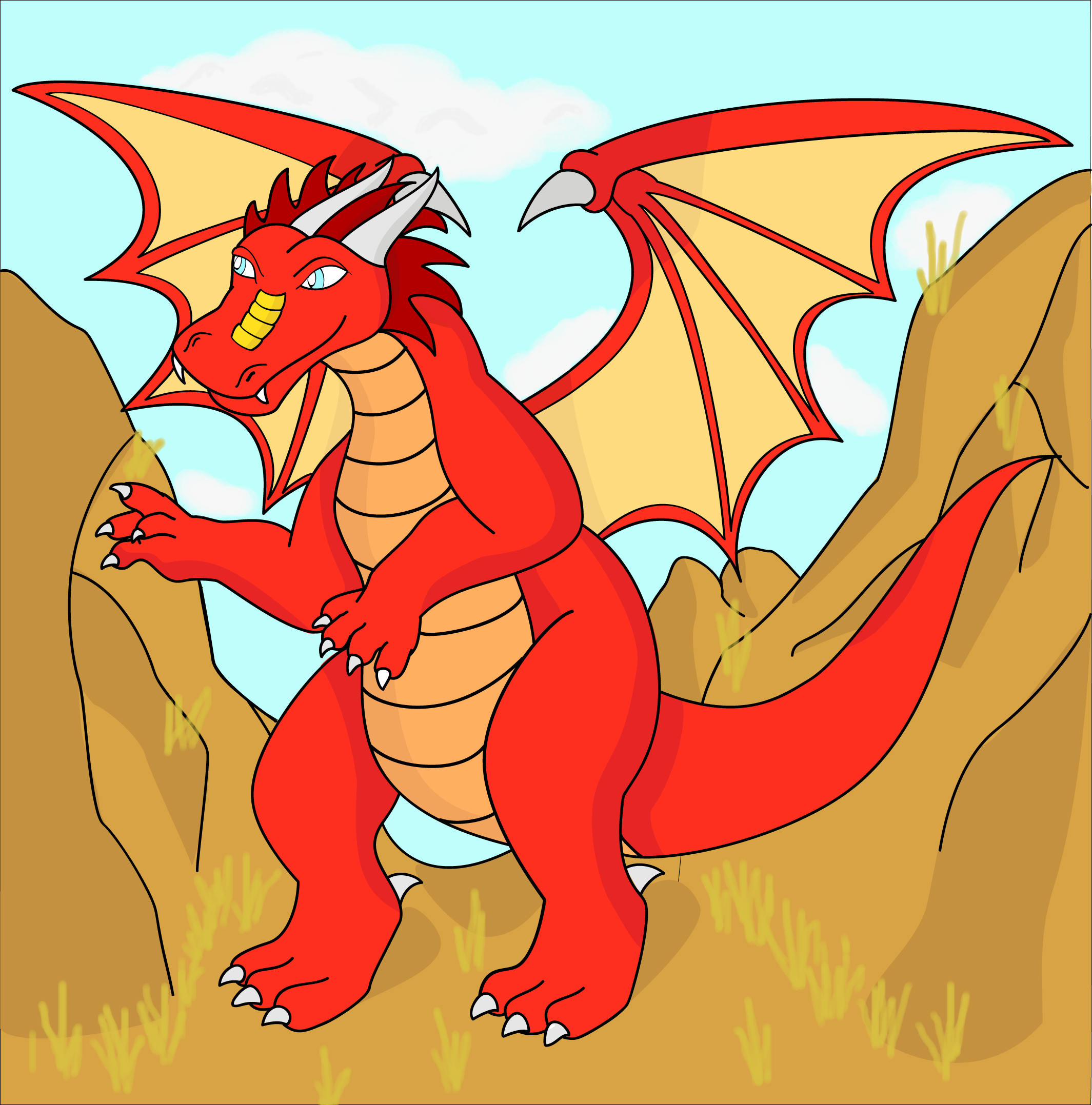 Red dragon