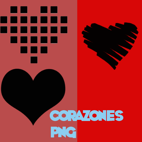 Manchas corazones  png