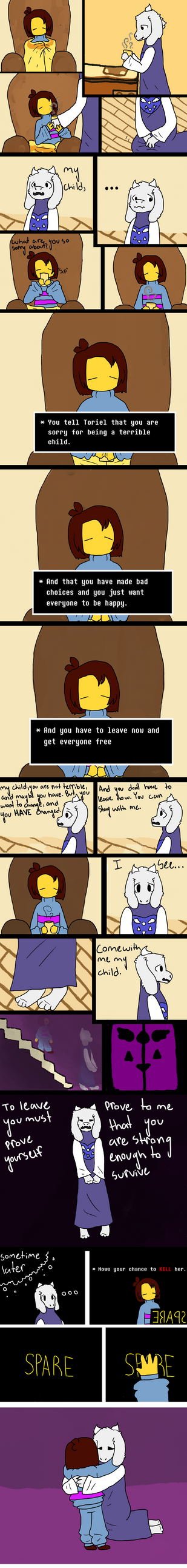 The Story of Frisk and Chara Page 3