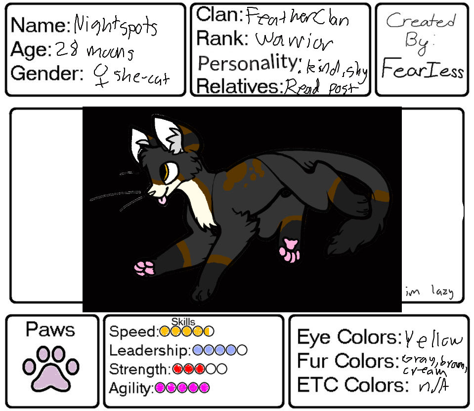 The laziest reference sheet you will ever see by chocowaufflepaws on ...