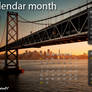 Calendar month Eng and Rus