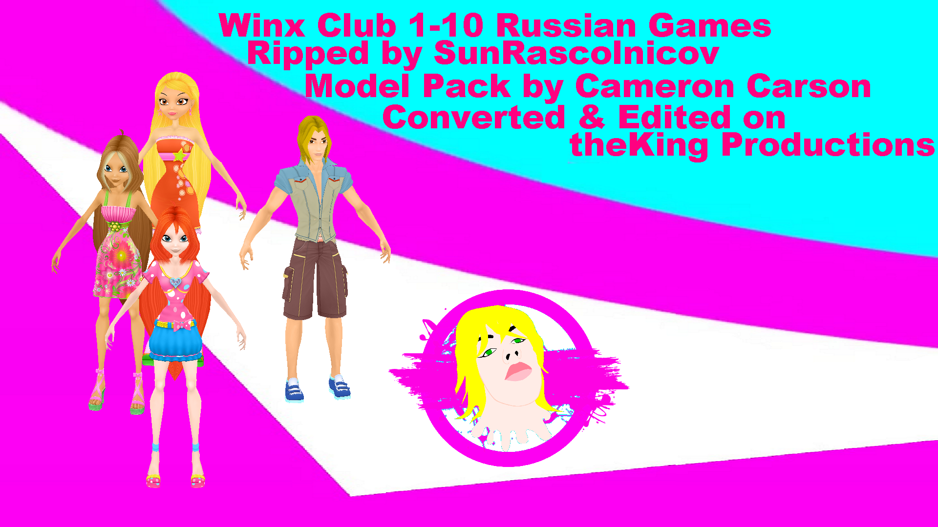Winx Club 4 - Games Model Pack (FBX) | Download By CameronCarson.