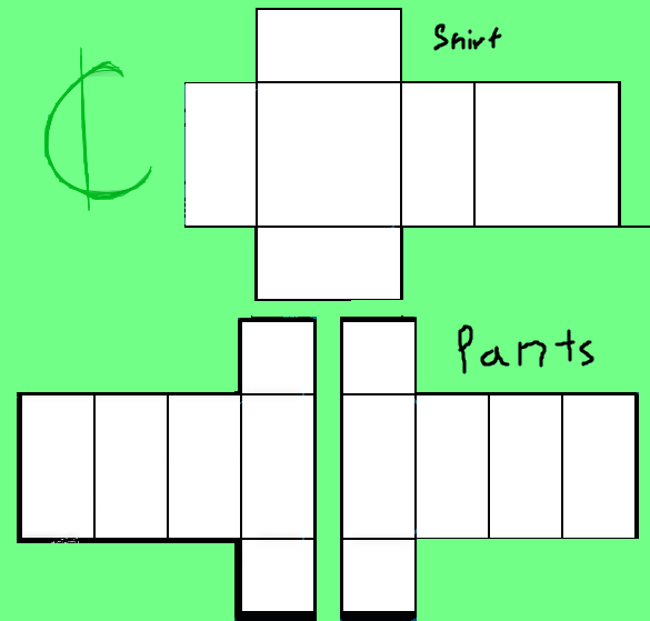 Pants Roblox Template Transparent