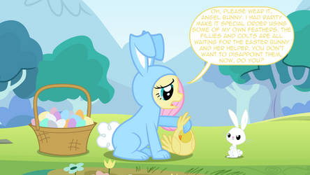 Easter Special - Bunnershy and Angel Chicky?