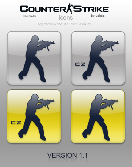 Counter-Strike and CS:CZ icons