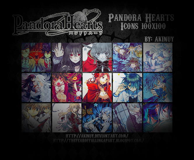 Pandora Hearts icons 100x100 by akinuy