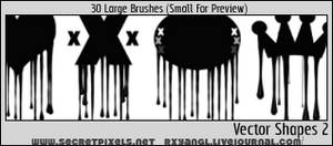 30 Vector 2 PS CS Brushes