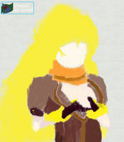 Yang Xiao Long (RWBY) painting