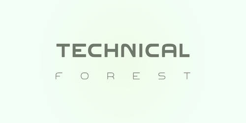 Font: Technical Forest v. 3.00
