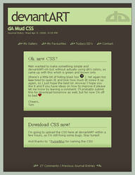 dA Mud CSS Journal