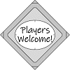 Players Welcome Signs