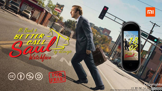 Better call saul watchface for xiaomi mi band 4