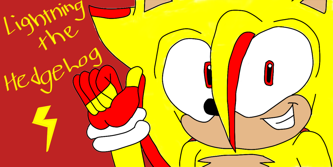 Lightning the hedgehog by Jesse0the0hedgehog on DeviantArt