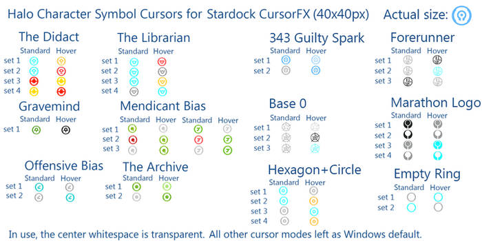 Halo Forerunner Symbol Cursors v0.3 for CursorFX